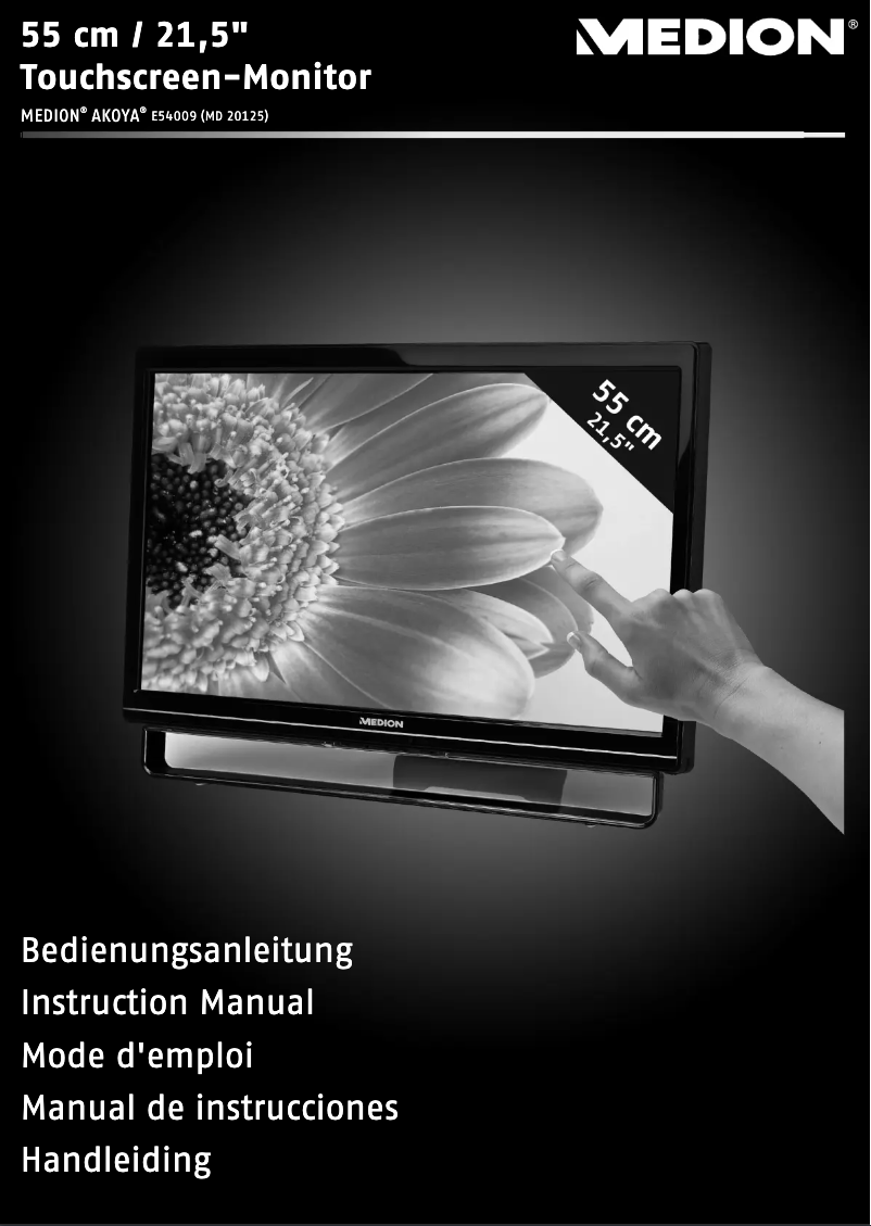 Image de la première page du manuel de l'appareil Akoya E54009 (MD 20125)