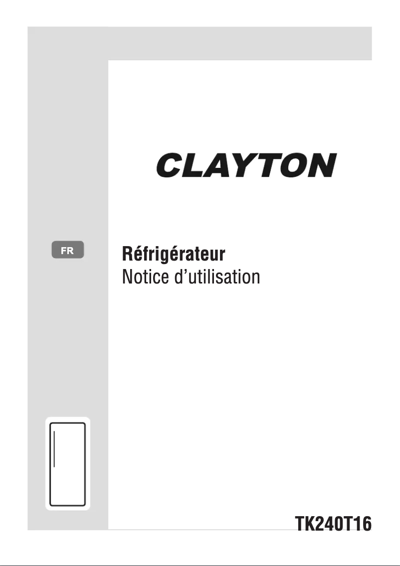 Image de la première page du manuel de l'appareil TK240T16