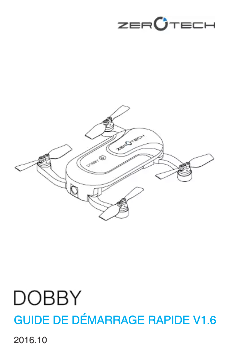 Image de la première page du manuel de l'appareil Dobby