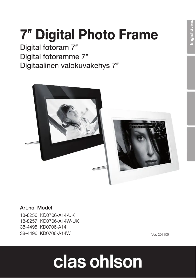 Image de la première page du manuel de l'appareil KD0706-A14