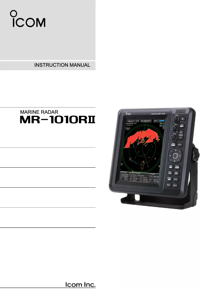Page 1 de la notice Manuel utilisateur ICOM IC-M33011