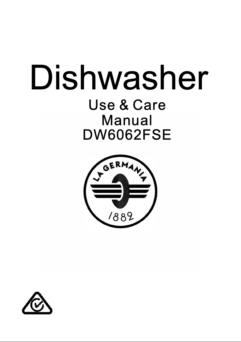 Page 1 de la notice Manuel utilisateur La Germania DW6062FSE