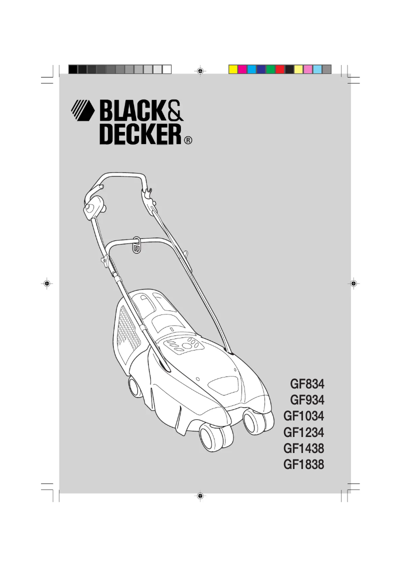 Page n°1 - Manuel utilisateur Black & Decker GF1438