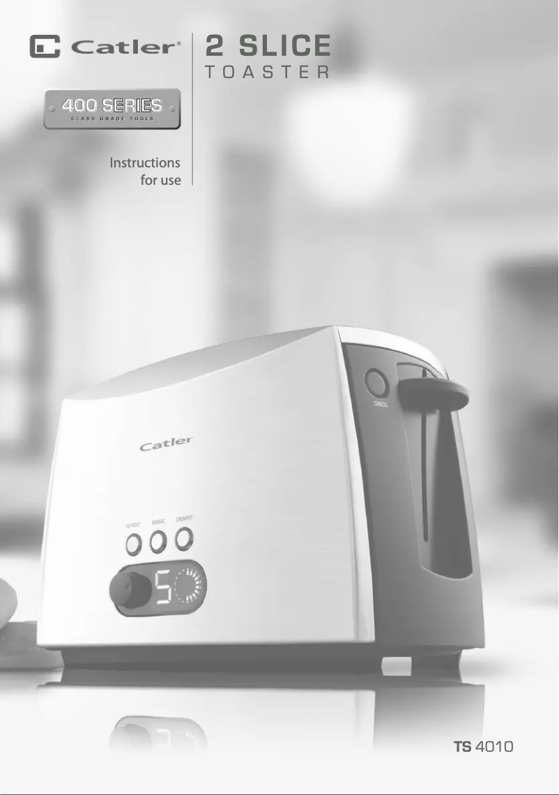 Page 1 de la notice Manuel utilisateur Catler TS 4010