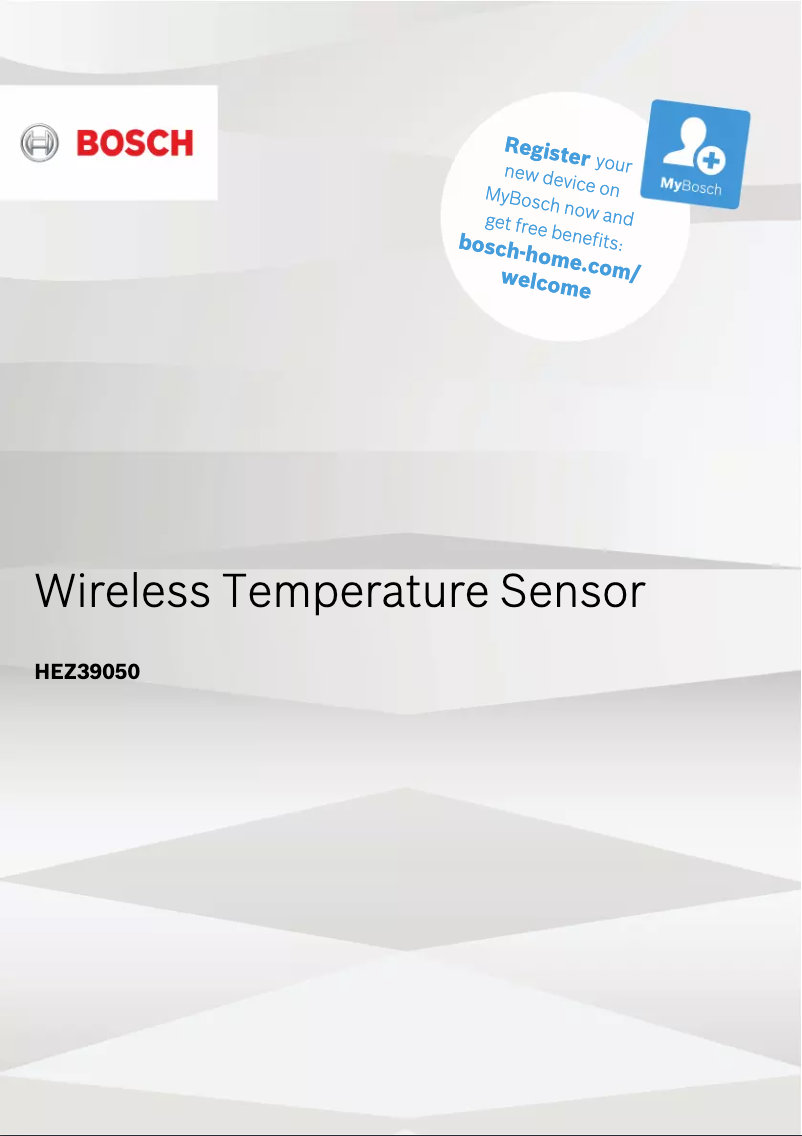 Page 1 de la notice Manuel utilisateur Bosch PXY875DE1E