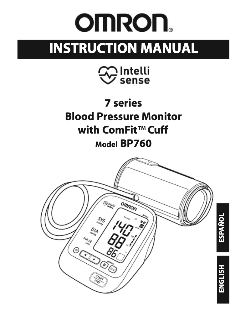 Image de la première page du manuel de l'appareil BP760