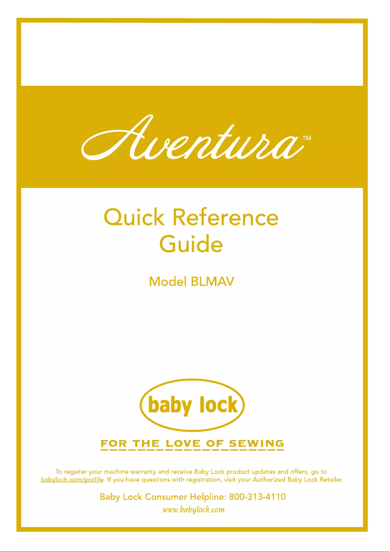 Image de la première page du manuel de l'appareil Aventura