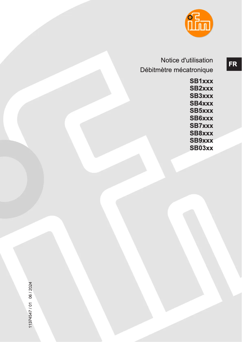 Image de la première page du manuel de l'appareil SB2233