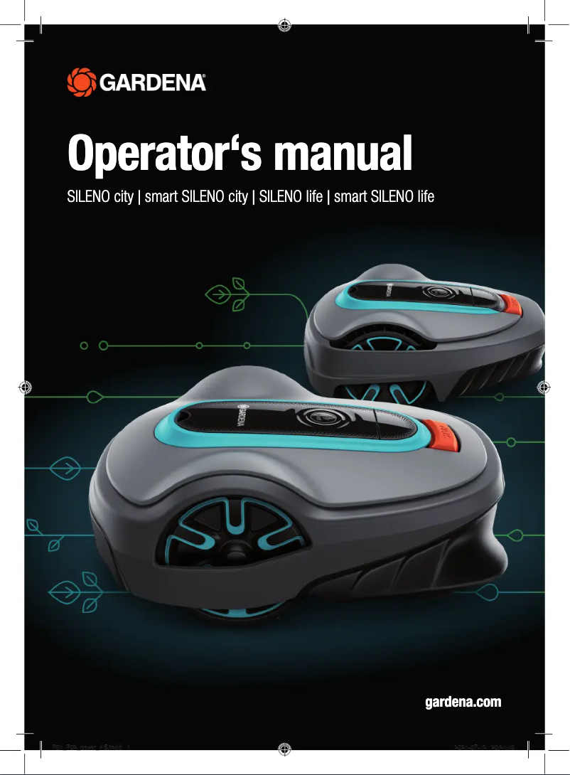 Page n°1 - Manuel utilisateur Gardena SILENO city