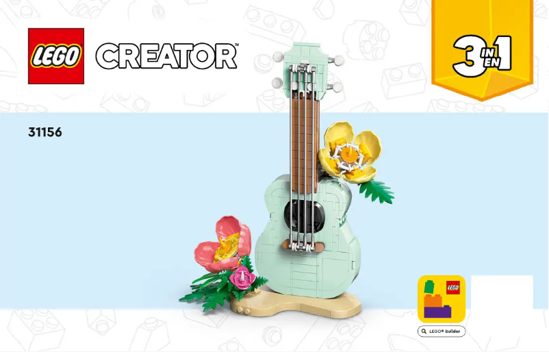 Page 1 de la notice Manuel utilisateur Lego Creator 31156