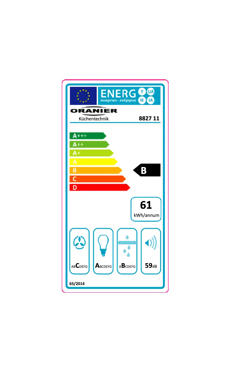 Page 1 de la notice Manuel utilisateur Oranier Livas 90 E