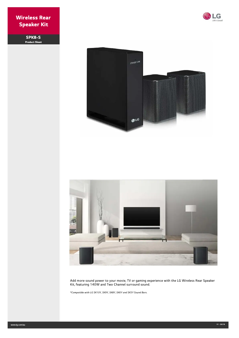 Image de la première page du manuel de l'appareil SPK8-S