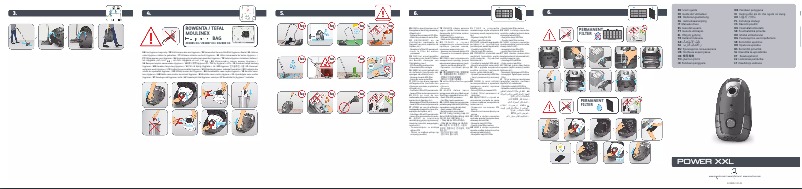 Page n°1 - Manuel utilisateur Rowenta Power XXL RO3186