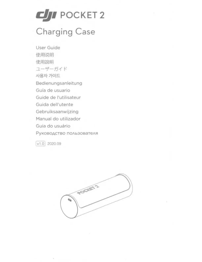 Page n°1 - Manuel utilisateur DJI Pocket 2 Charging Case