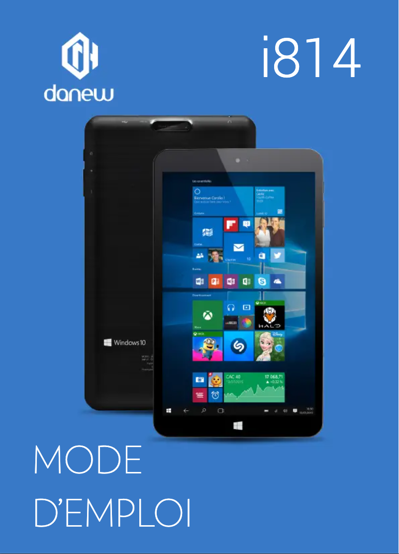 Page n°1 - Manuel utilisateur Danew i814