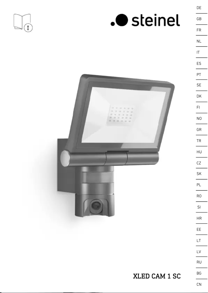 Image de la première page du manuel de l'appareil XLED CAM 1 SC