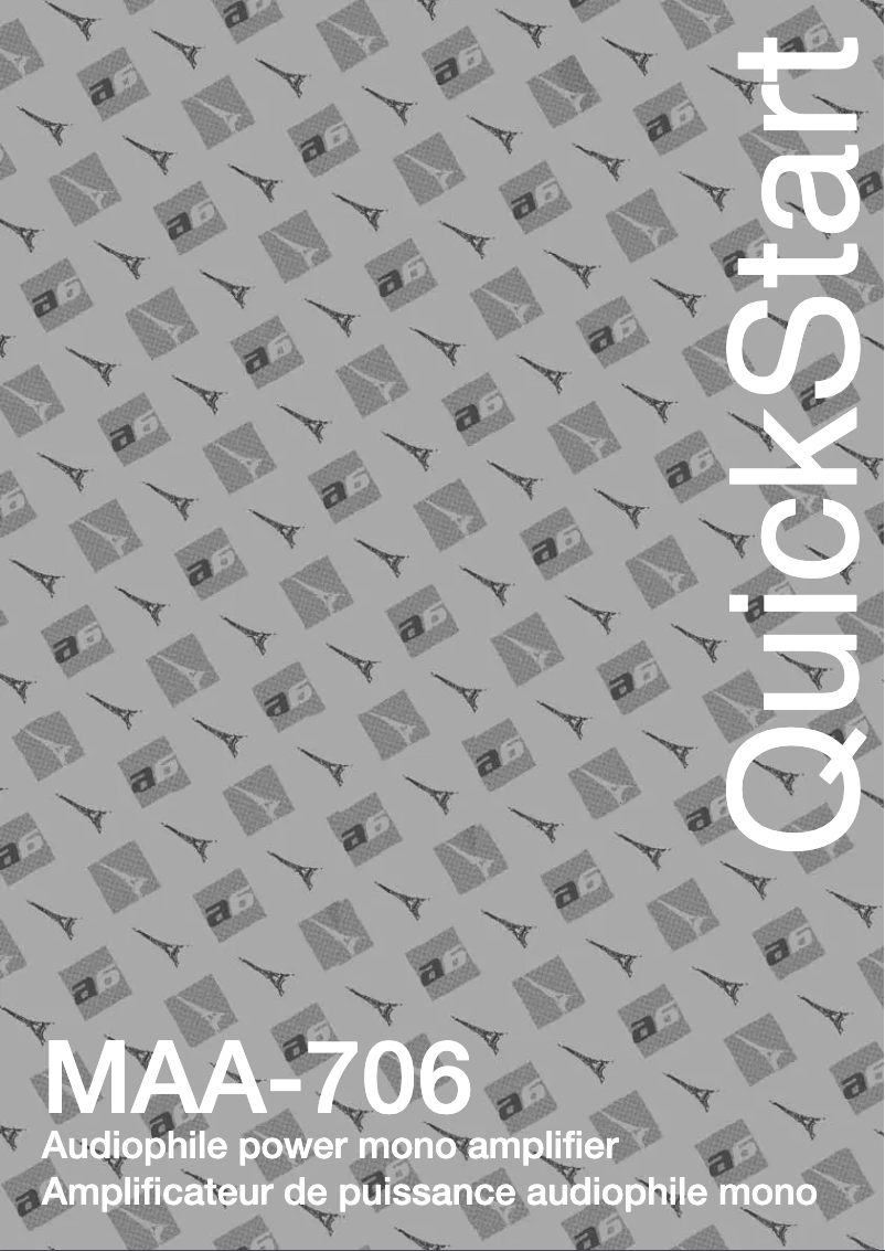 Page n°1 - Manuel utilisateur Advance Acoustic MAA 706