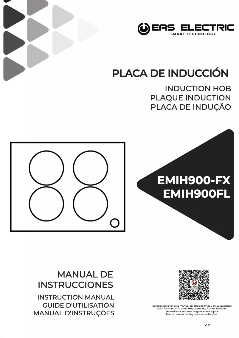 Image de la première page du manuel de l'appareil EMIH900FL