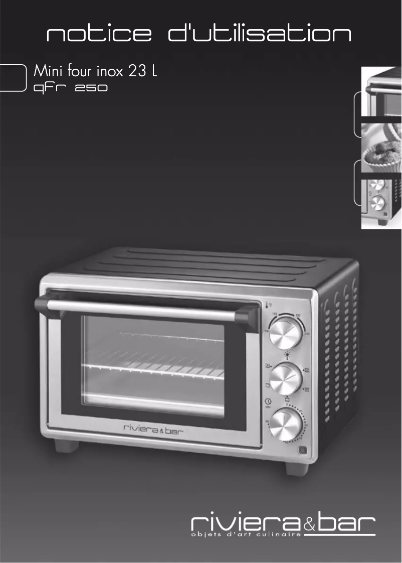 Image de la première page du manuel de l'appareil QFR250