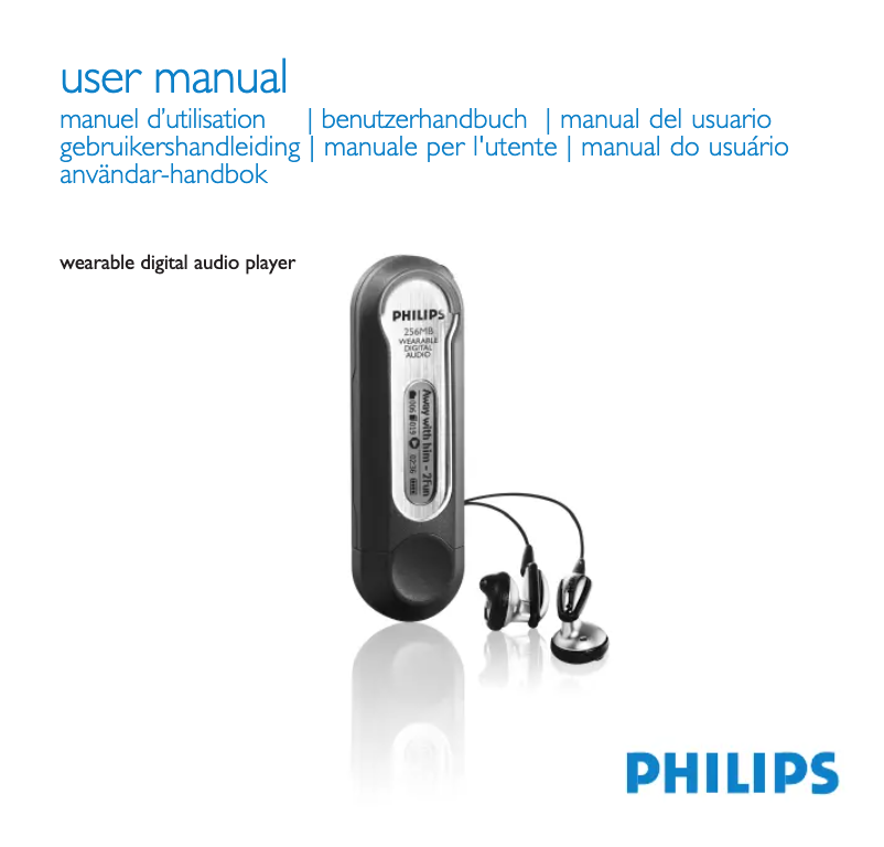 Page 1 of the manual User Manual Philips Key 014