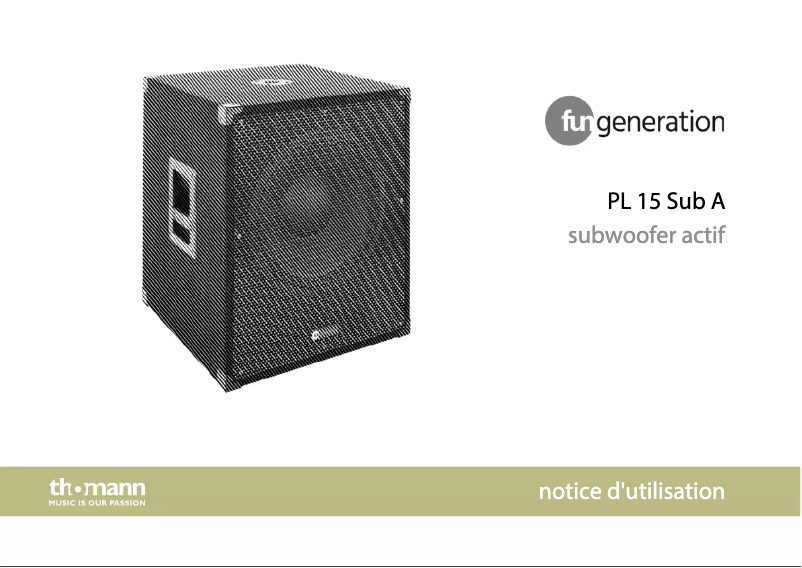 Imagen de la primera página del manual del dispositivo PL 15 Sub A