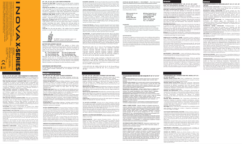 Image de la première page du manuel de l'appareil XSB-14-R8