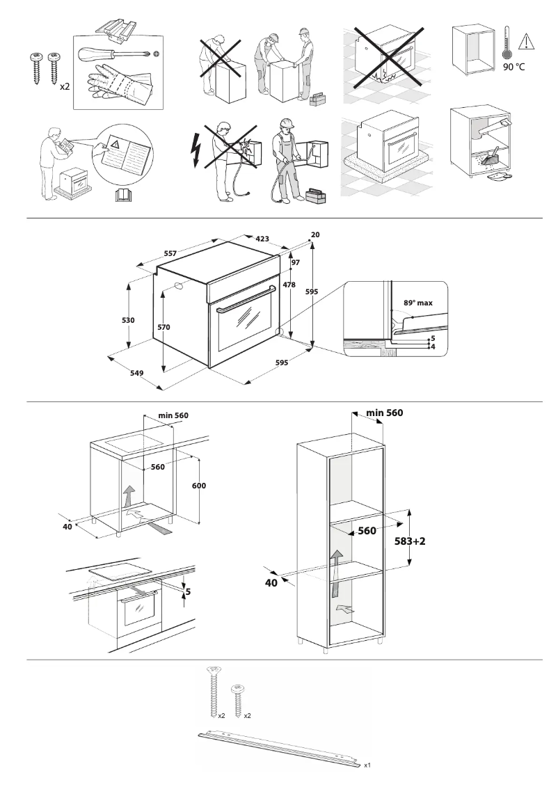 Page n°1 - Manuel utilisateur Hotpoint FA4S 841 P IX HA