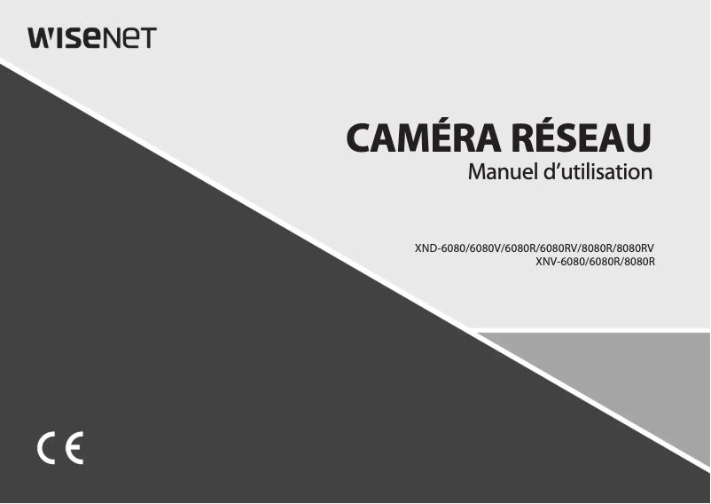 Page n°1 - Manuel utilisateur Hanwha XND-6080