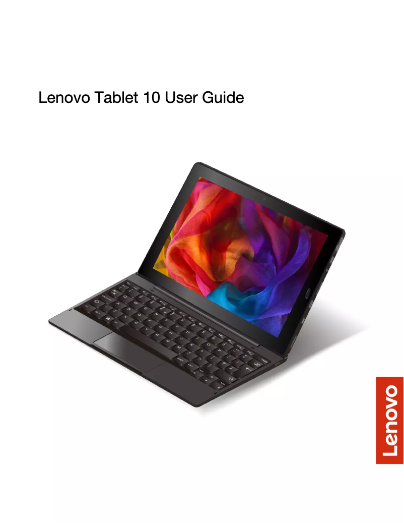 Page n°1 - Manuel utilisateur Lenovo Tablet 10