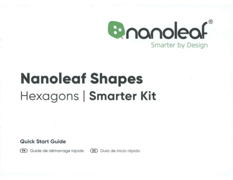 Page n°1 - Manuel utilisateur Nanoleaf Shapes