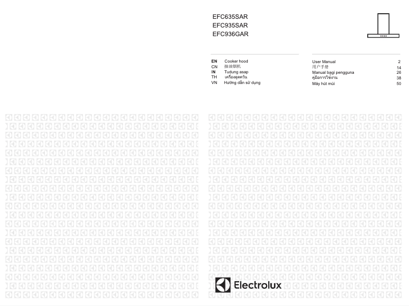 Page n°1 - Manuel utilisateur Electrolux EFC935SAR
