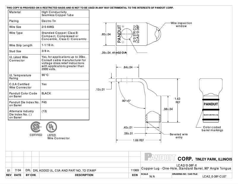 Image de la première page du manuel de l'appareil LCA2/0-38F-X