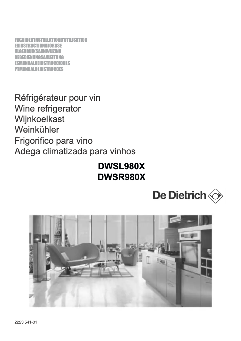 Page n°1 - Manuel utilisateur De Dietrich DWSR980X