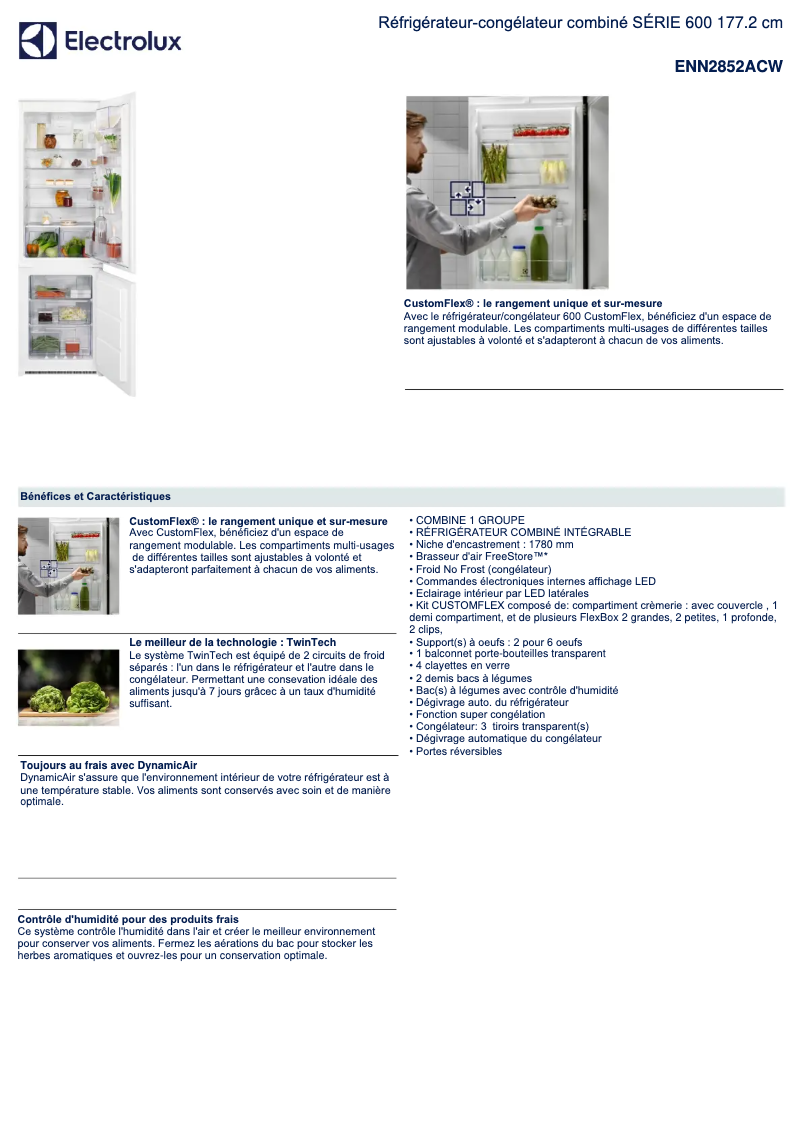 Imagen de la primera página del manual del dispositivo ENN2852ACW