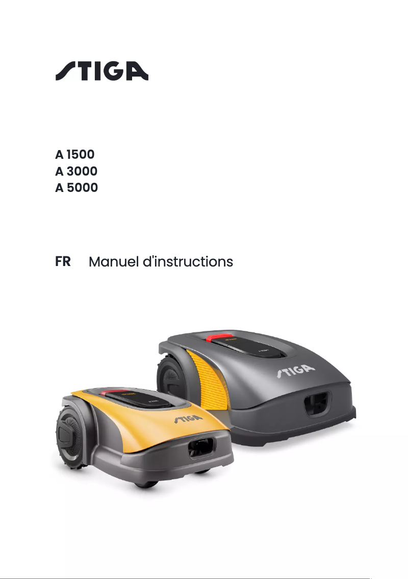 Image de la première page du manuel de l'appareil A 3000