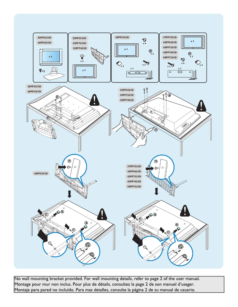 Image de la première page du manuel de l'appareil 26PF5321D