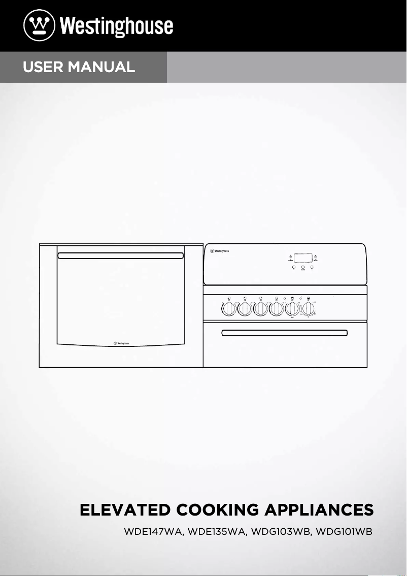 Page 1 de la notice Manuel utilisateur Westinghouse WDG101WB