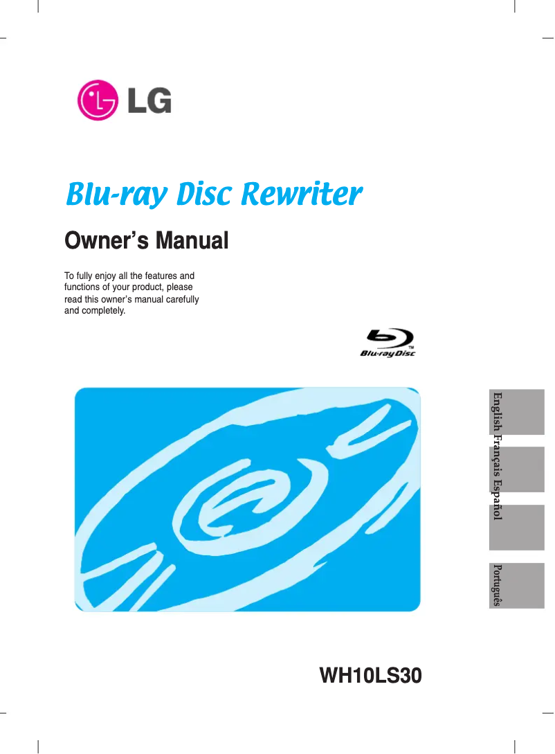 Page 1 de la notice Manuel utilisateur LG WH10LS30