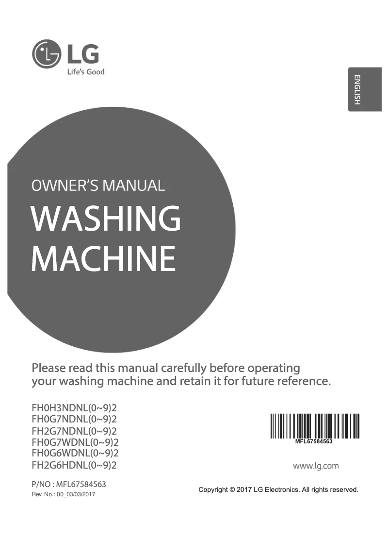 Página 1 del manual Manual de usuario LG FH0G7WDNL52