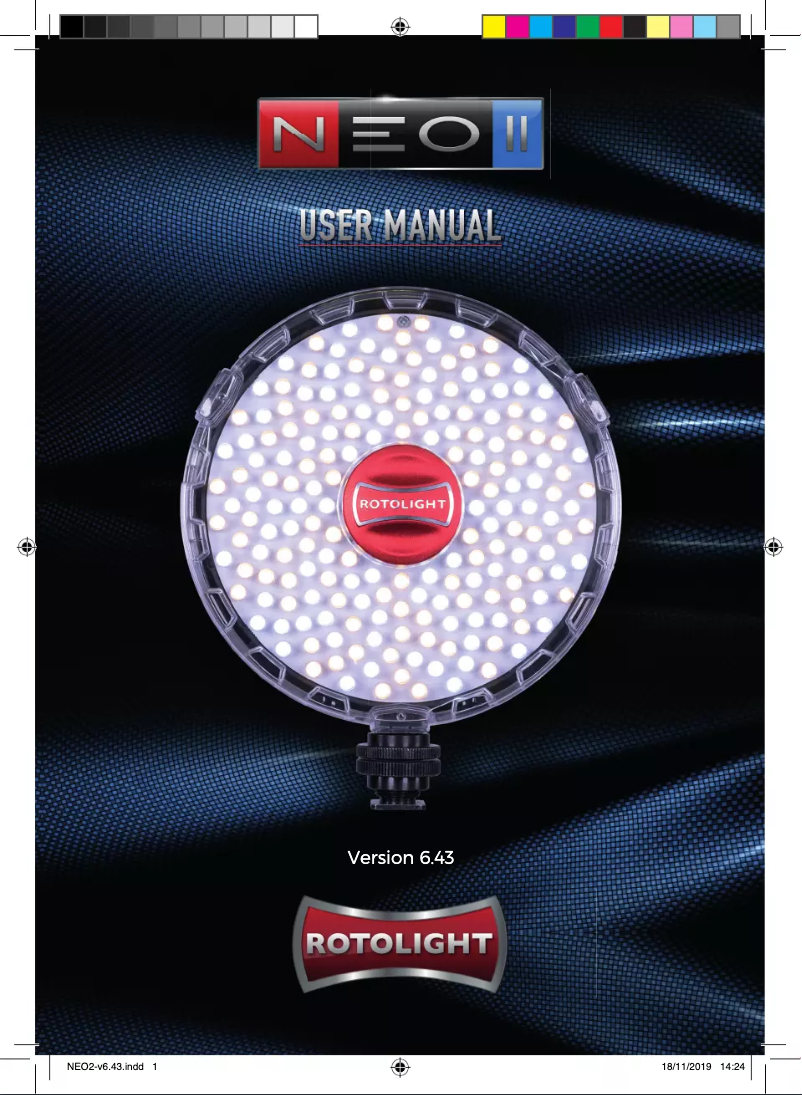 Page n°1 - Manuel utilisateur Rotolight NEO 2