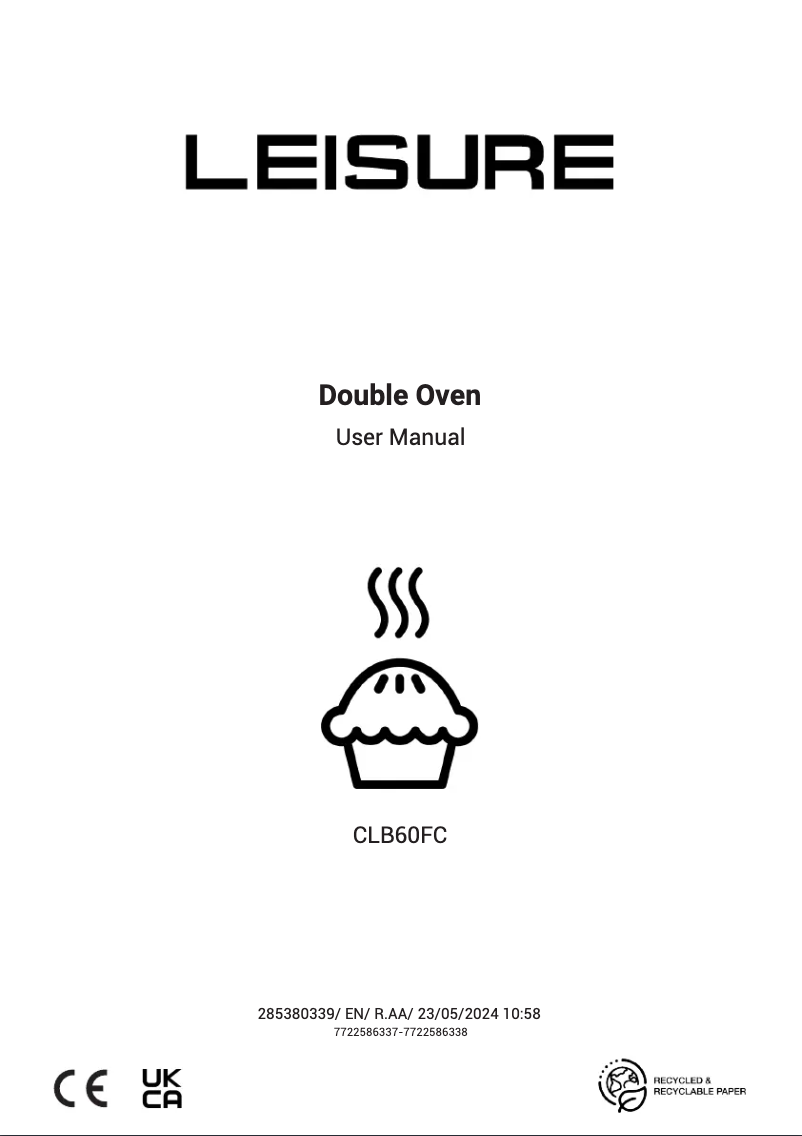 Image de la première page du manuel de l'appareil CLB60FC