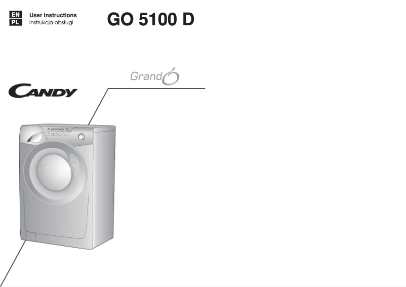 Image de la première page du manuel de l'appareil GO 5100 D