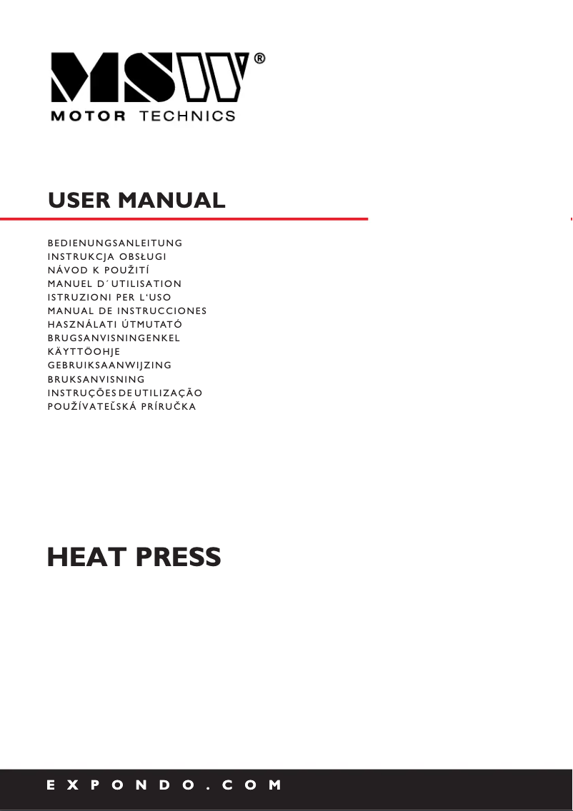 Image de la première page du manuel de l'appareil MSW-C&A HP Z1