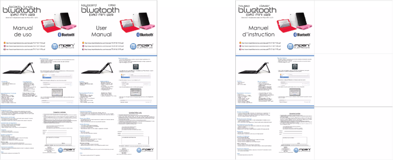 Page n°1 - Manuel utilisateur Imperii Electronics TE.07.0017.02