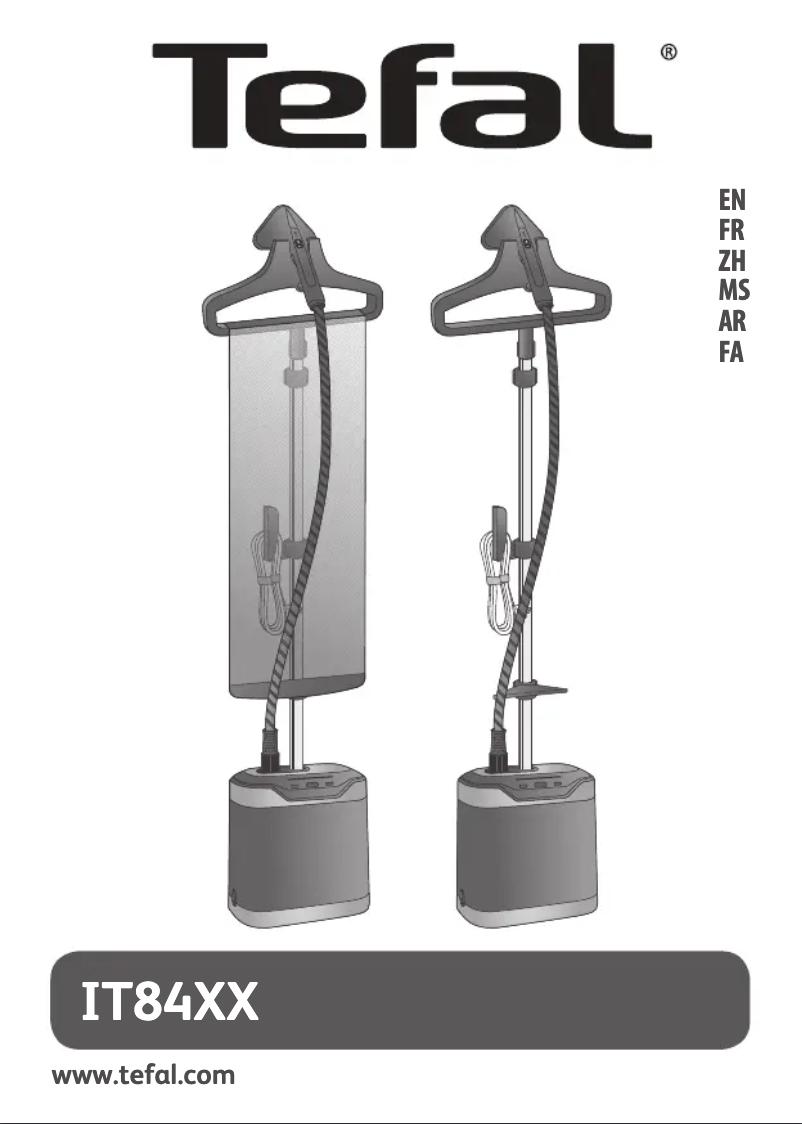 Page 1 de la notice Manuel utilisateur Tefal Pro Style Care IT8460