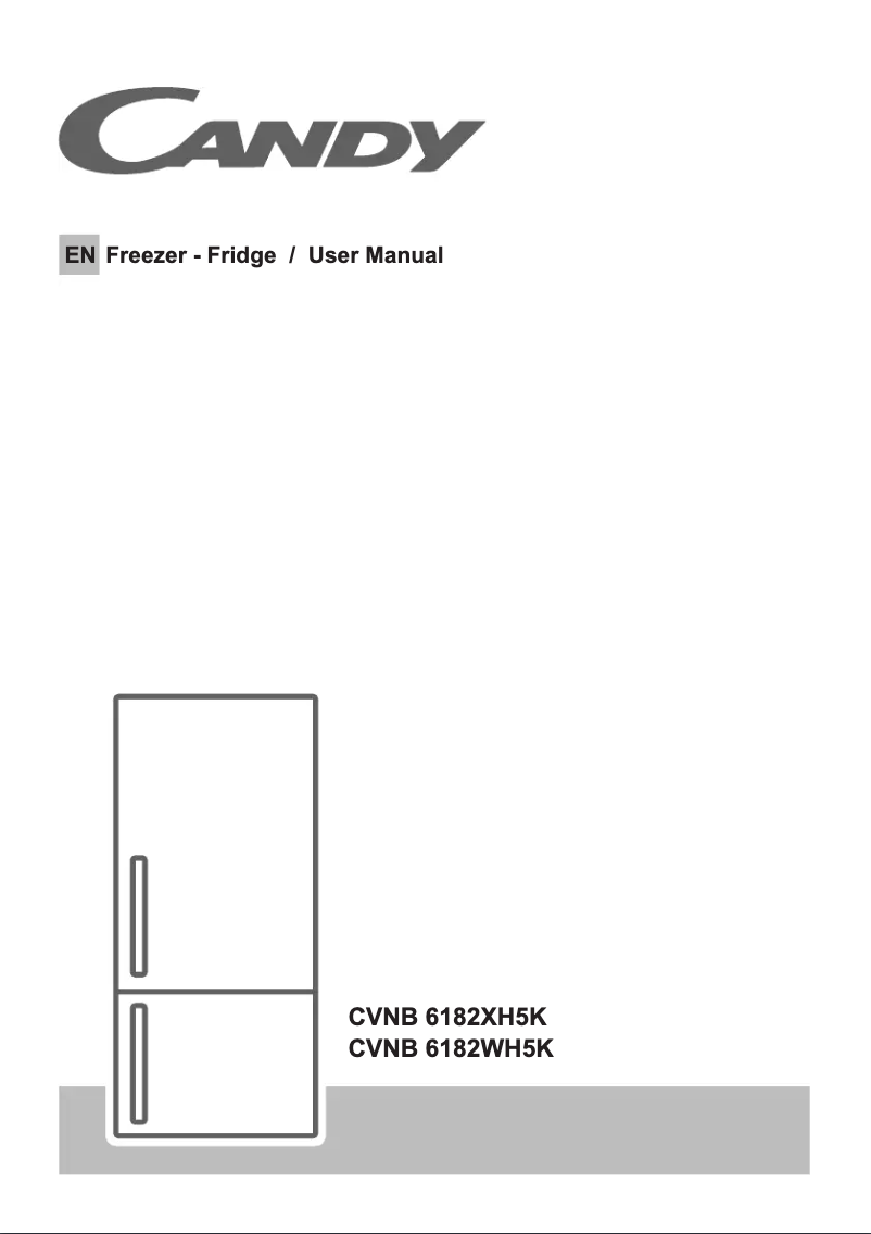 Page 1 de la notice Manuel utilisateur Candy CVNB 6182WH5K