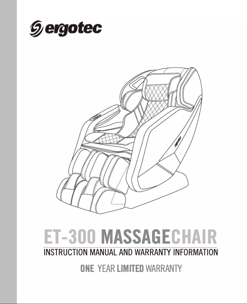 Image de la première page du manuel de l'appareil Ergotec ET-300