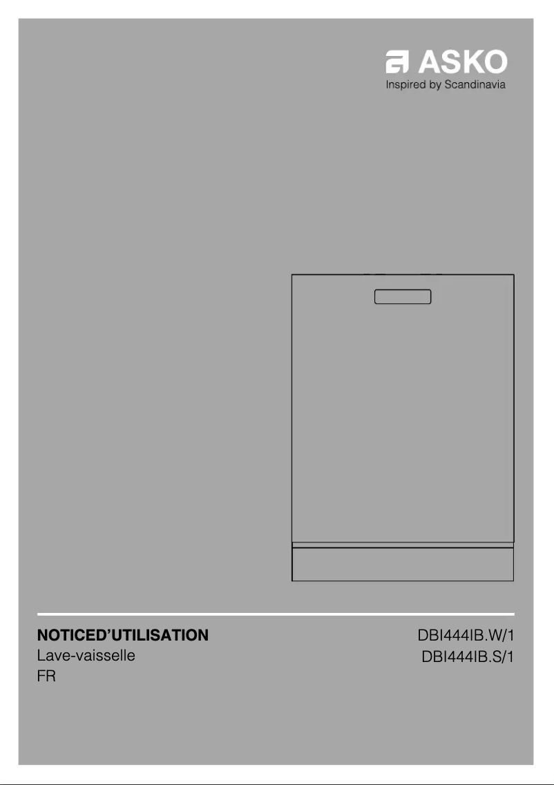 Image de la première page du manuel de l'appareil DBI444IBS1