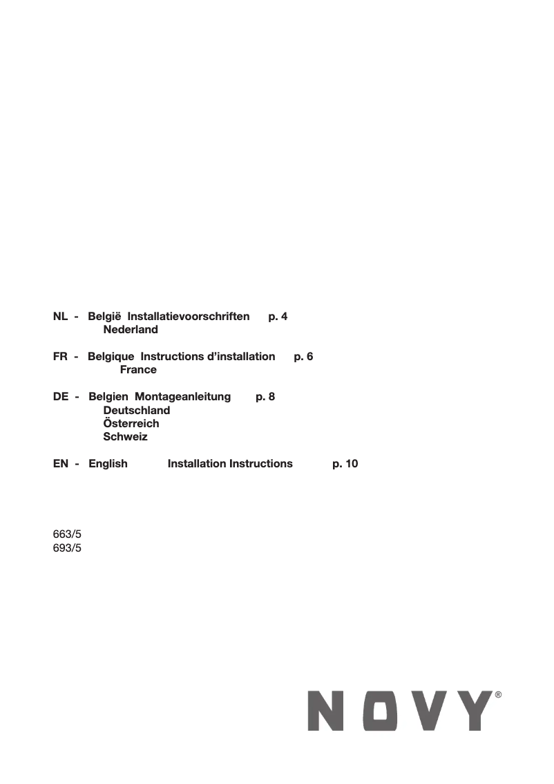 Image de la première page du manuel de l'appareil 693