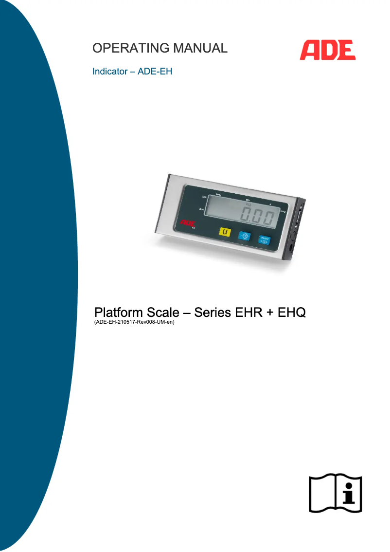 Page 1 de la notice Manuel utilisateur ADE ADE-EH
